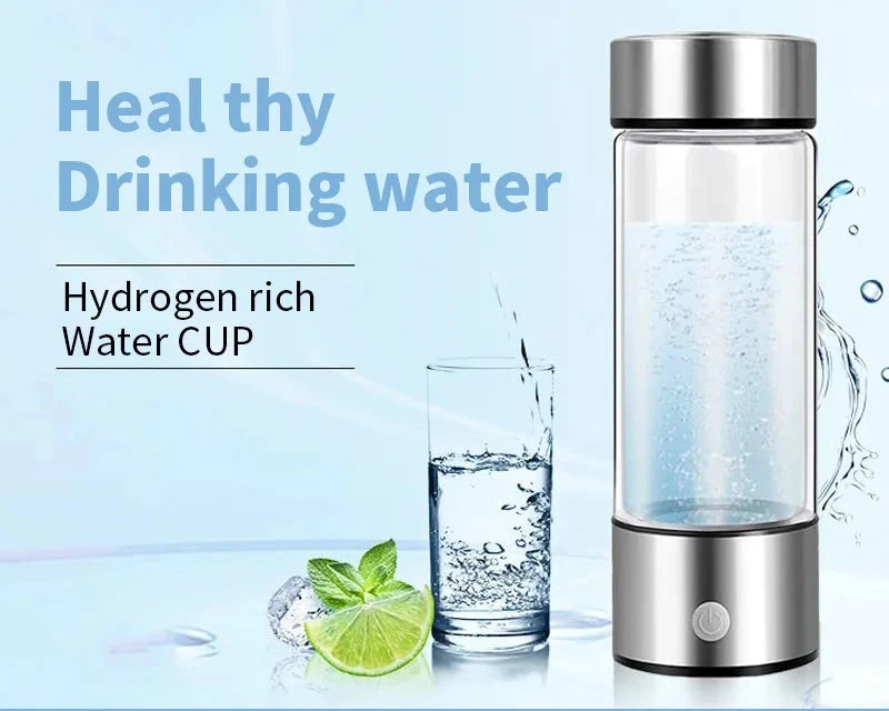 Electric Titanium Hydrogen Rich Water Generator Bottle